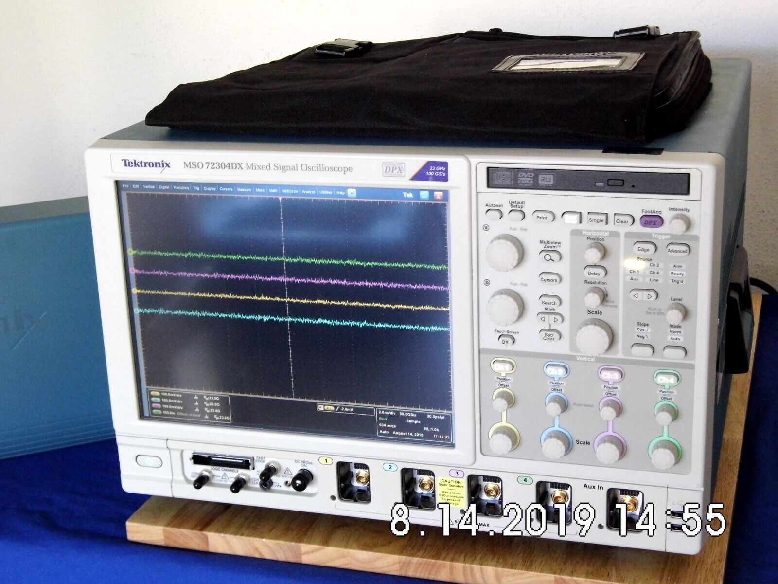 Tektronix MSO72304DX 23GHz, 100Gs/s, 4+16 Ch., mso oscilloscope,CAL Tektronix MSO72304DX 23GHz, 100Gs/s, 4+16 Ch., mso oscilloscope,CAL
